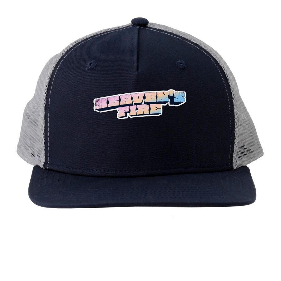 "Heaven's fire" describes seraphim, a high order of angelic beings whose name means "burning ones" in Hebrew. They are depicted as being aflame with divine love and are closely associated with God's throne. In Isaiah's vision, they praise God with fiery vo