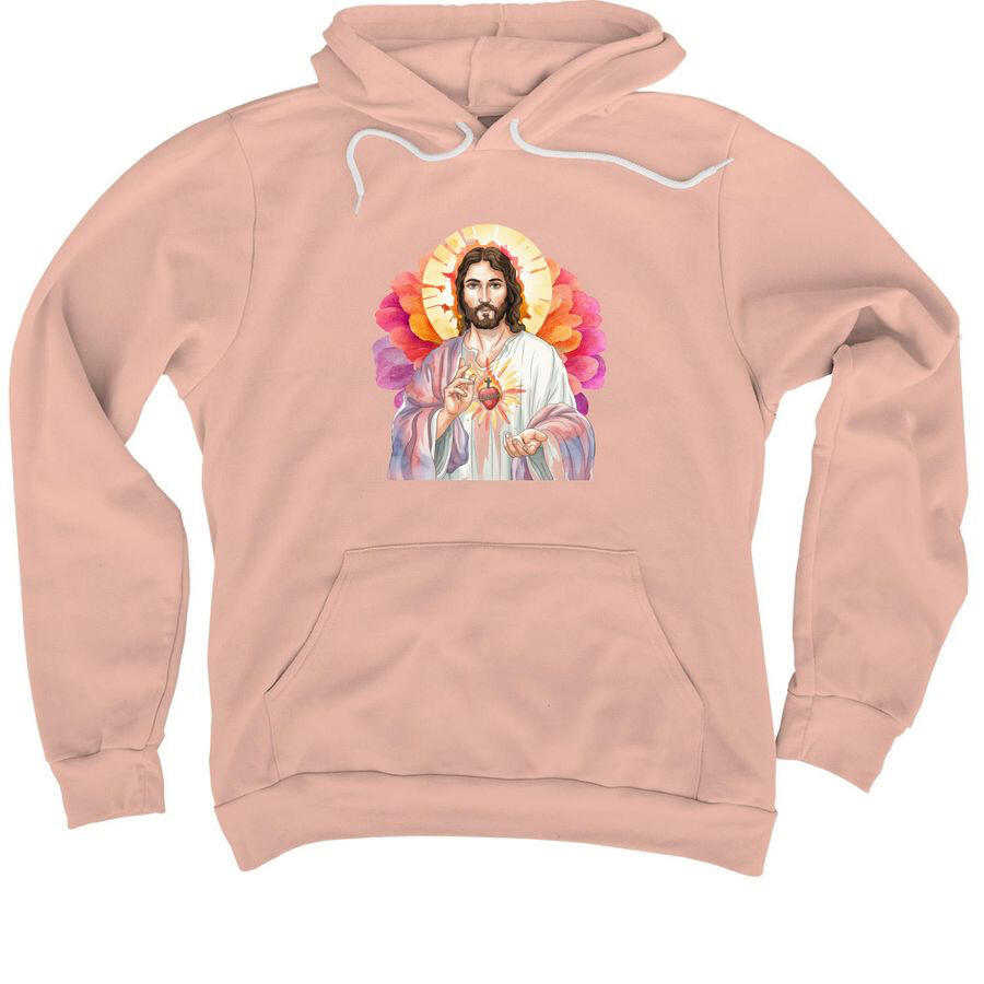 Matthew 5:16 verse on back of hoodie